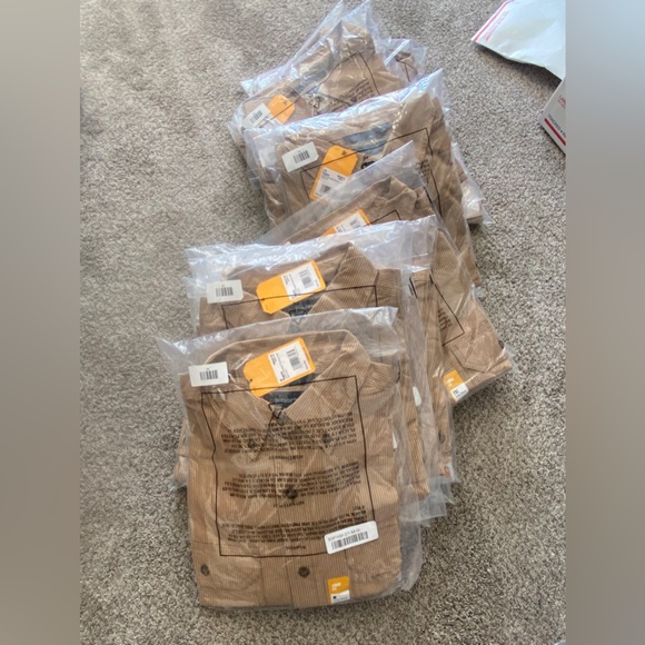 NWT, Carhartt,Men's Loose Fit Midweight Chambray Long-Sleeve Shirt | Size: XXL - Picture 5 of 8